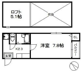 ルミエール・ドゥの物件間取画像